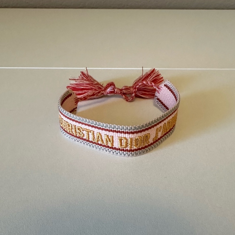 Christian Dior Woven Friendship Bracelet